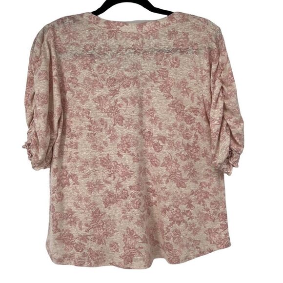 Como Vintage Cream‎ Light Pink Dainty Romaric Rose Print - Picture 5 of 7